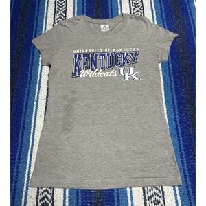 Russell Athletic Kentucky Wildcats UK Women's Medium Gray Graphic T-Shirt NCAA